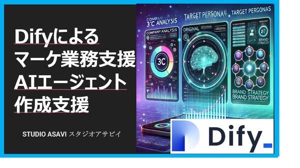 difyによるマーケティング戦略作成アプリをカスタマイズ提供します