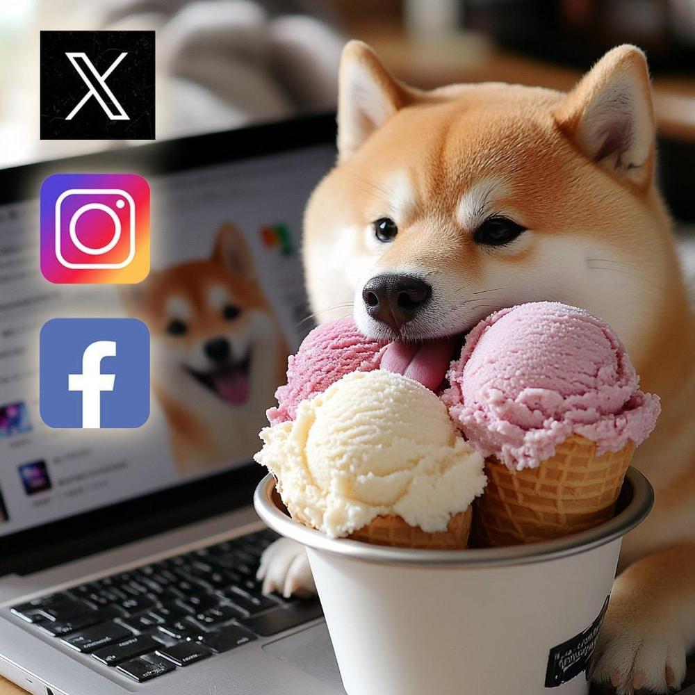 AIが（Twitter・Instagram・Facebook）投稿を自動運用します