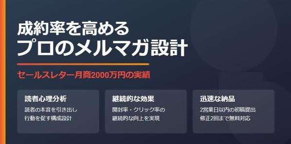 成約率を高める魅力的なメルマガ・ステップメール記事を作成します