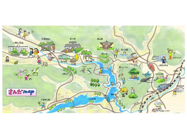 手描きで柔らかいタッチの建築パース、イラストマップを制作します