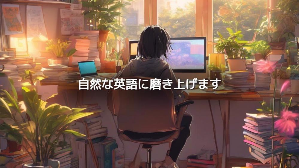 AI翻訳や機械翻訳された英語を自然な英語表現に修正いたします
