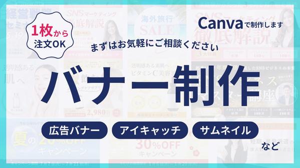 【Canva使用】各種バナー、アイキャッチなどのWeb画像を作成します