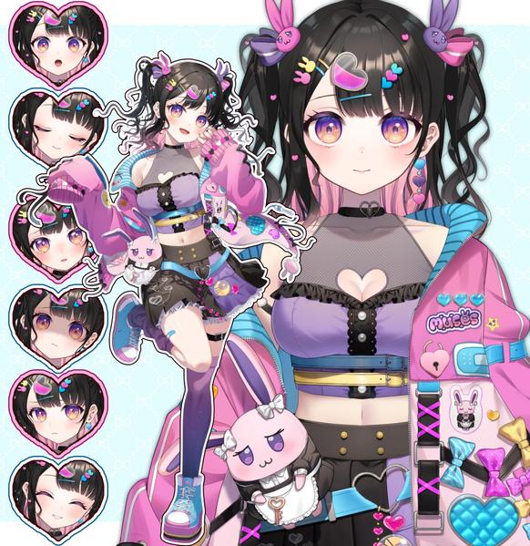 １からVtuber制作（デザイン・イラスト・LIVE2Dモデリング）します