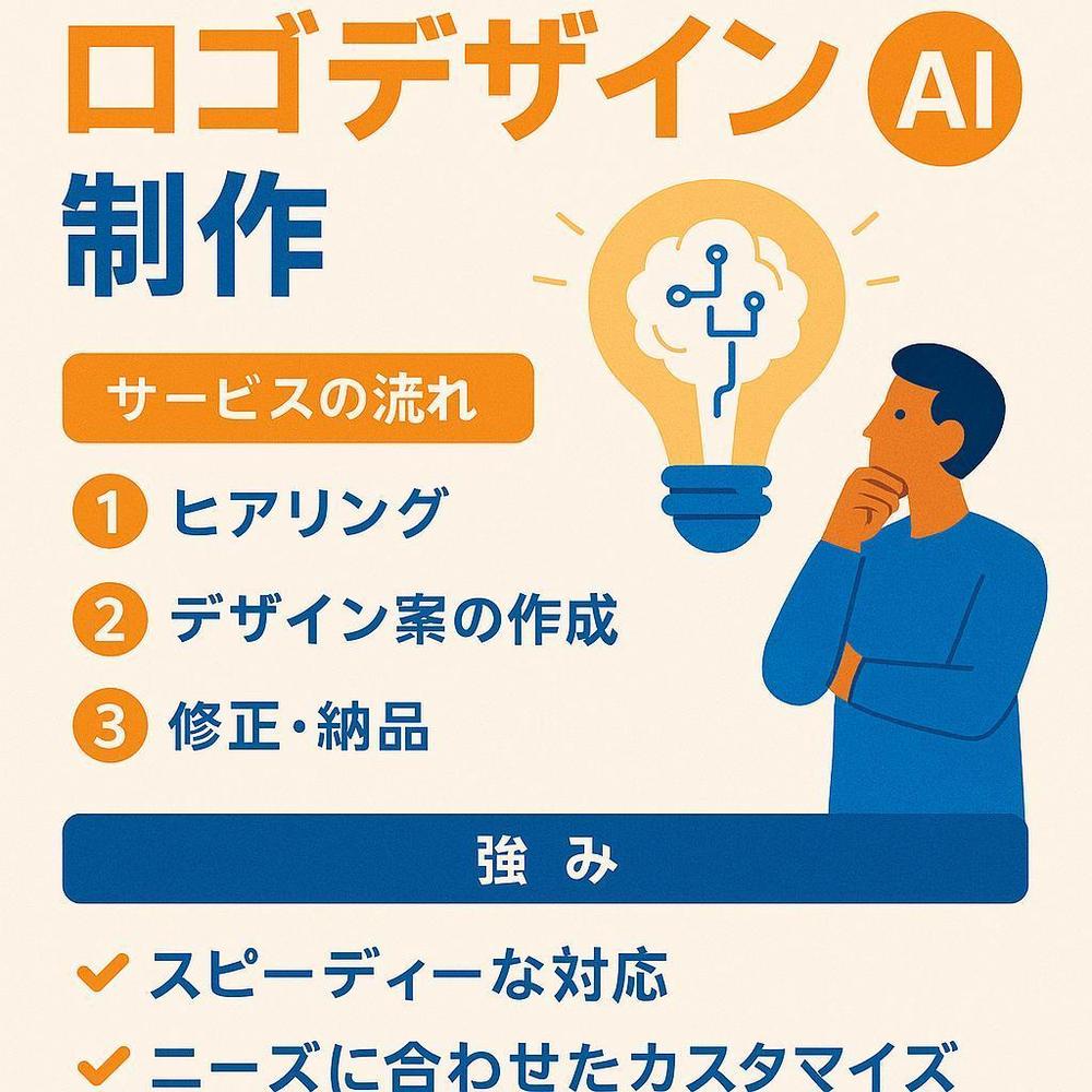 見た人にあなたの想いが届くような広告記事やロゴを作成します