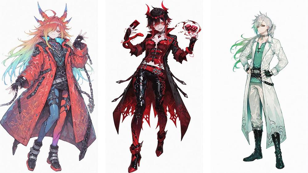 AIオリジナルキャラ制作！SNSアイコン・立ち絵・キャラデザインします