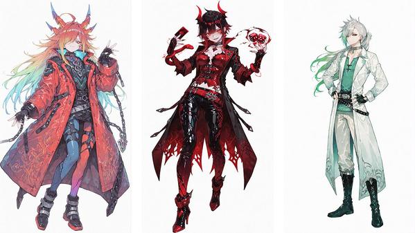 AIオリジナルキャラ制作！SNSアイコン・立ち絵・キャラデザインします