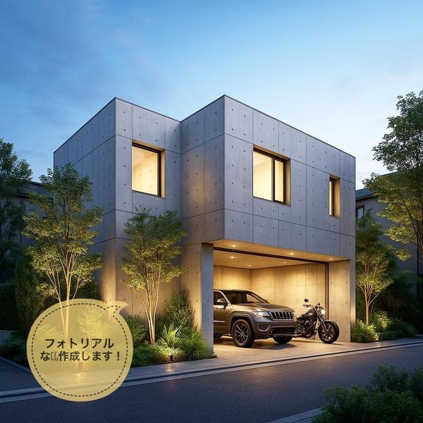 現役の設計者が理想の外観パース（CG）を高画質で提案します