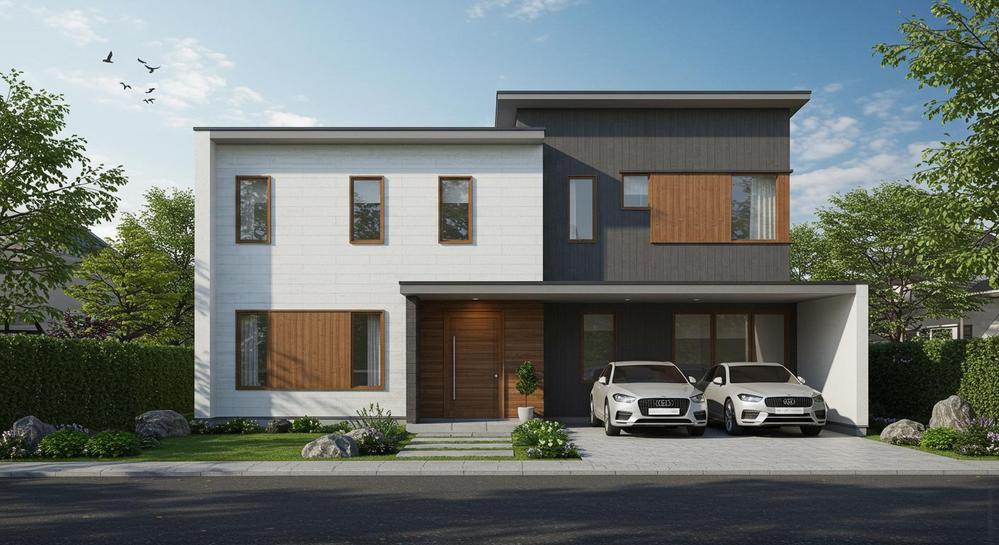 【最短2日納品/フォトリアル】住宅や施設の外観に特化した建築CGパースを制作します