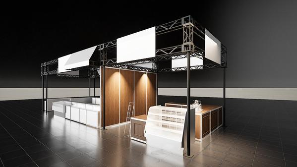 展示会ブース、イベント、POPUPストア等のデザイン、パース承ります