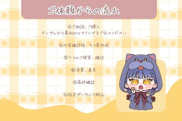 かわいさ抜群！世界で一つのオーダーメイド♡ゆるかわイラストお描きします