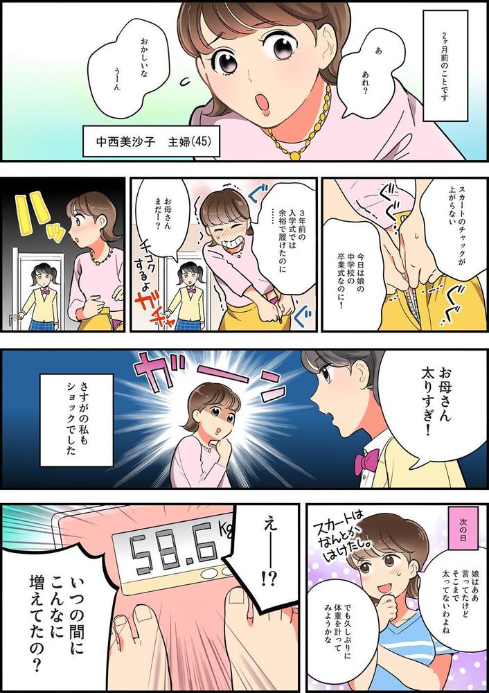 【美容・ダイエット】女性に向けたＬＰ漫画