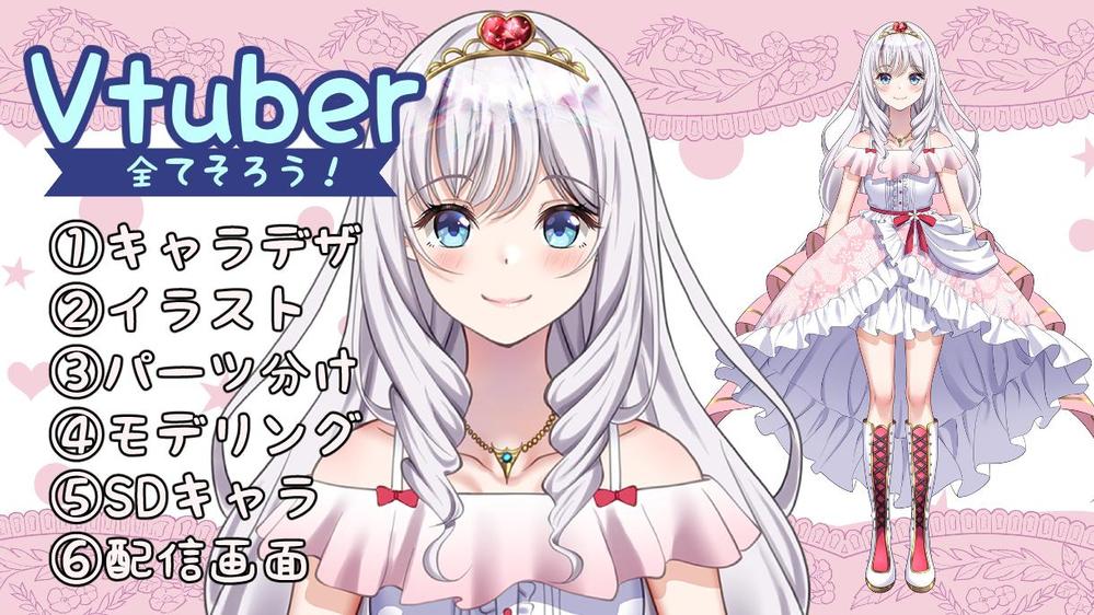 企業Vtuber並！Vtuberの全行程を高品質で制作します