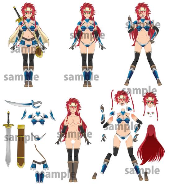 ベクターデータ(Adobe Illustrator)で美少女・美人画作成します