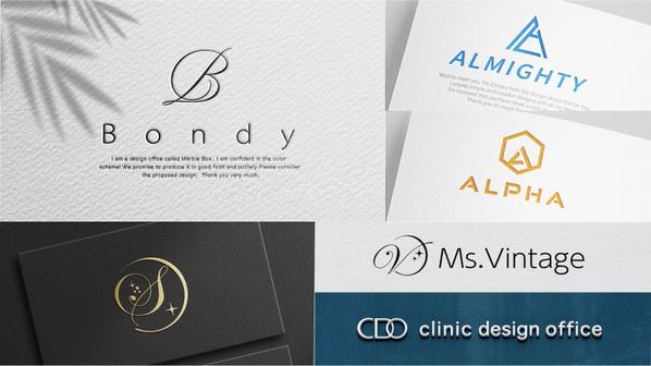 【企業やお店の“顔”になるロゴを】文字ロゴ・頭文字ロゴでシンプルに際立たせます