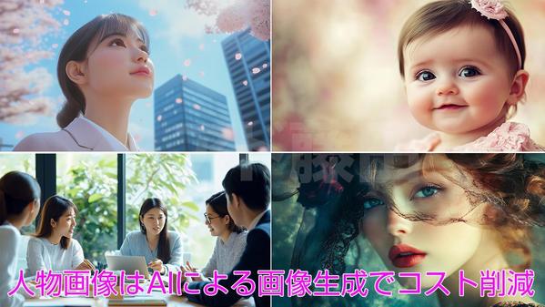 画像生成AIを利用した高品質のイメージを画像作成致します