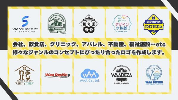 【6,000円でOK！】超コスパ！お客様のイメージをしっかりとロゴにいたします