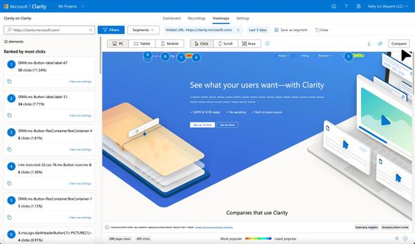 Microsoft Clarity(マイクロソフトクラリティ)の初期設定を行います