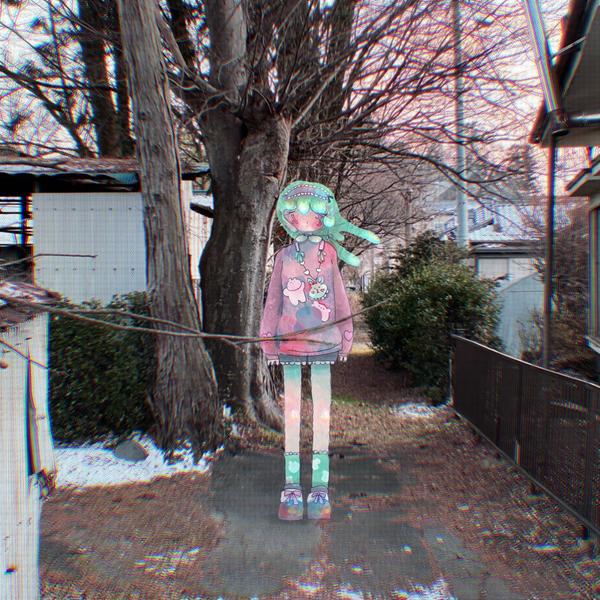 現実世界の写真と女の子が融合した世界観のあるイラストレーションを制作します