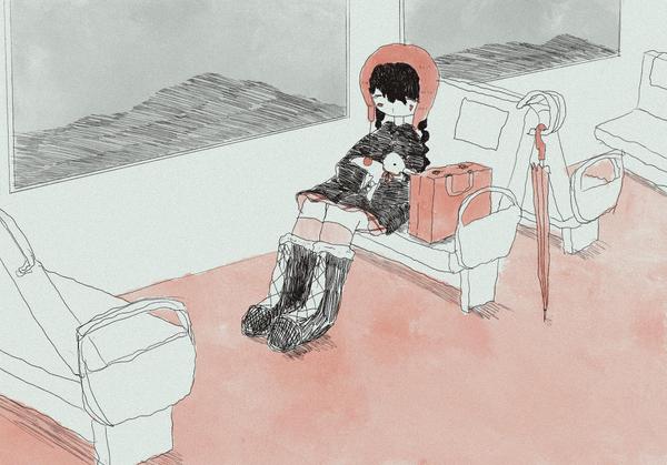 独特な世界にいる女の子のイラストレーションを制作できます