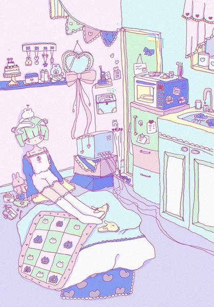 ちょっと不思議な女の子のイラストレーションを制作いたします
