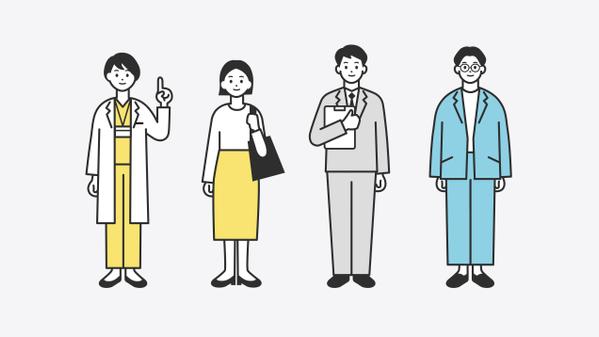 【情報をデザインする】見る人に伝わるシンプルな線画イラストを制作いたします