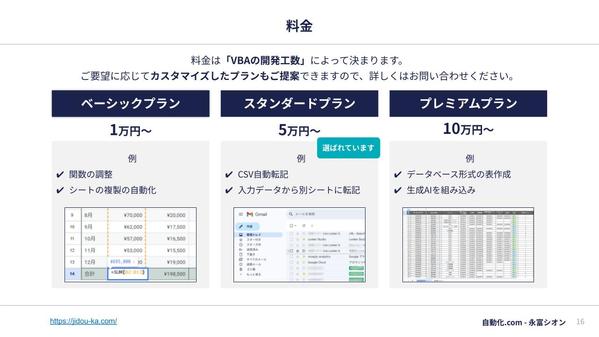 VBA・マクロ・関数でExcel業務を効率化・自動化します