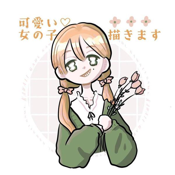 【商用利用可能！】可愛い女の子のイラストや漫画を作成します