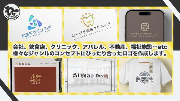 【8,000円でOK！】超コスパ！お客様のイメージをしっかりとロゴにいたします
