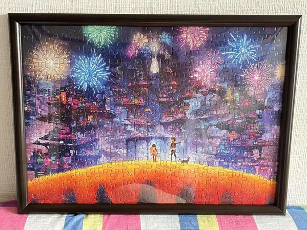 いろいろなジグソーパズルの組み立てを糊付け込みで代行いたします
