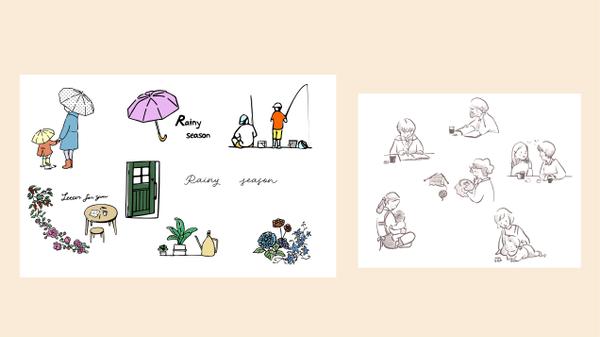 スピード重視の方~テーマに合ったイラストをApple Pencilで制作します