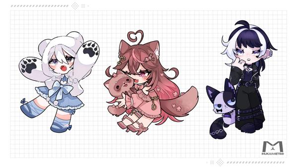 ポップでかわいいミニキャラならお任せ！デフォルメイラスト描きます