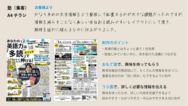 子ども・女性・家族層（教育・福祉業界）に特化！反響に繋がるチラシ制作・ご提案致します