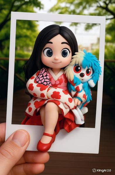 あなたのお気に入りの写真を、世界に一つだけの3D風フィギュアにします