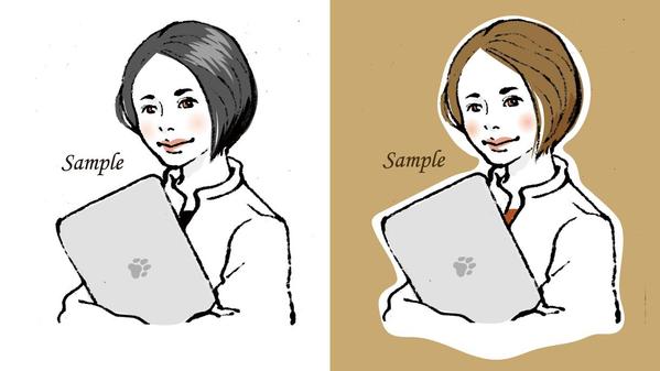 SNSで印象UP！あなたのオリジナル似顔絵アイコン描きます