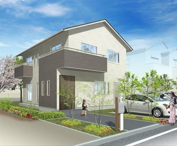 住宅などの建築パースの3DCGモデルを作成し、レンダリングまで行います