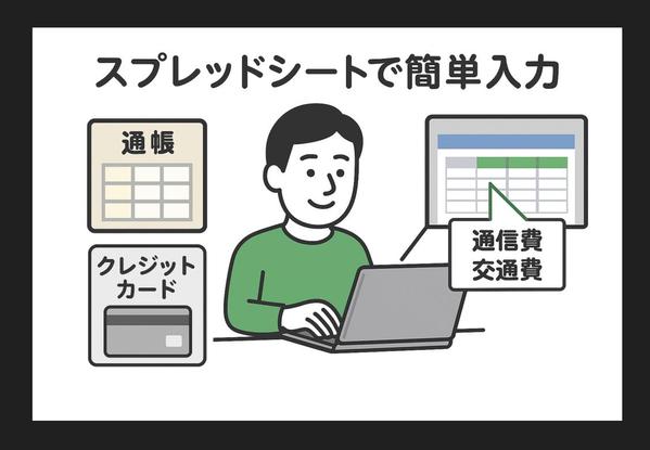 税理士監修・仕訳数無制限の記帳代行サービスを提供します