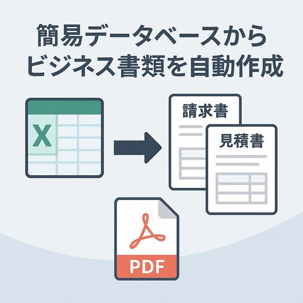 取引書類の自動化アプリ（請求書・納品書・見積書などをクリック1つで簡単作成！）ます