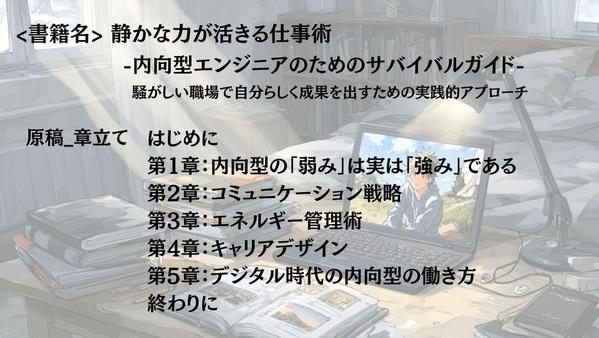 あなたの本に漫画の力を！漫画(15ページ)付きリライト不要の電子書籍原稿を販売します