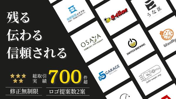 【高品質＆低価格】残1枠》手の届く価格でブランド力を高めるロゴを制作します