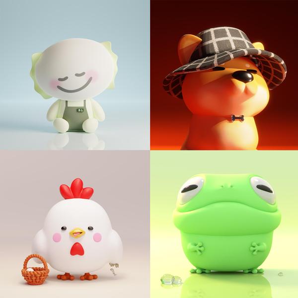 3Dキャラクターのデザイン/キャラデザイナーがご希望に沿えるようご対応します