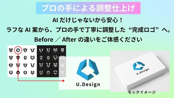 【モニター価格】AI×デザイナーで50案のシンプルロゴを提案します