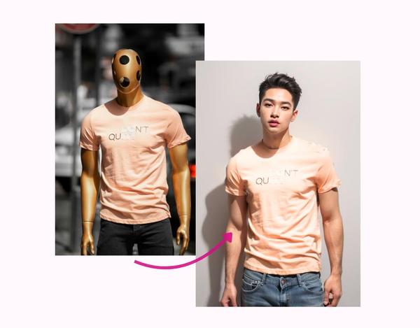 Amazonや楽天向け商品画像！自社製品をAIモデルが使用している画像を生成します