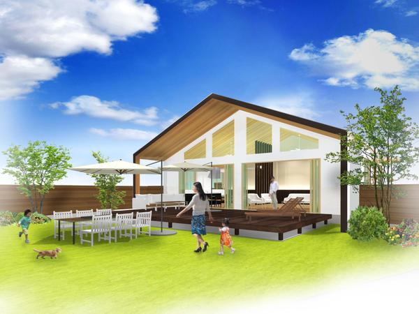 建築や店舗・住宅などの設計デザインや・CGパースの制作をします