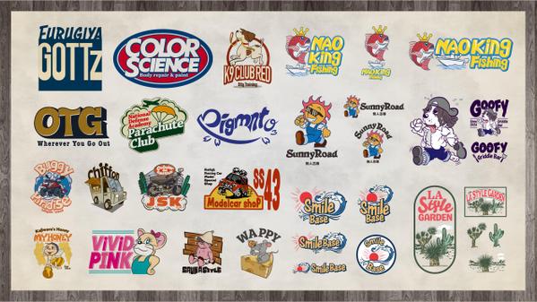 【ロゴデザイン】イメージアップに！レトロアメリカンな遊び心のあるイラストロゴ作ります