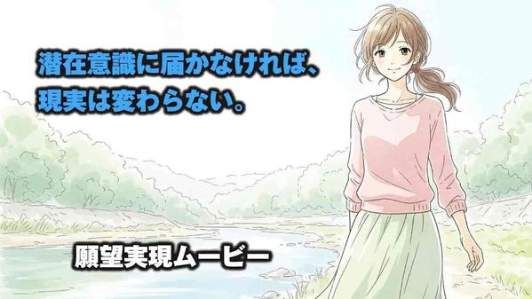 あなたの願望を可視化する【願望実現ムービー】を制作します