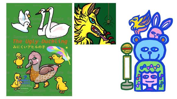 ポップでキュートなあなただけのオリジナルキャラクターを制作いたします