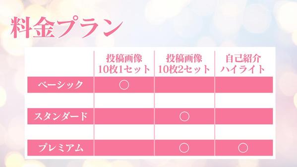 《インスタ投稿テンプレート制作》Canvaリンクで納品します