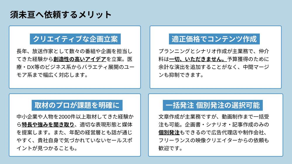 あなたのwebサイトや営業資料をナレーション付き説明動画にします