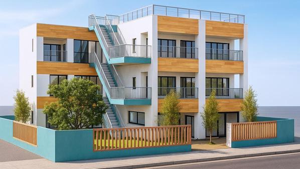 住宅、店舗、その他の建築物の外観3D CGパースをスピード納品します