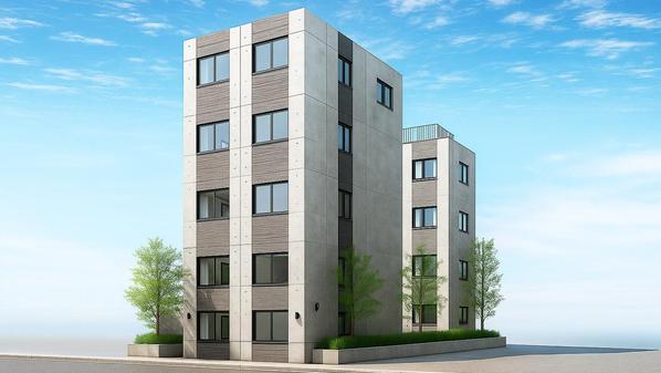住宅、店舗、その他の建築物の外観3D CGパースをスピード納品します